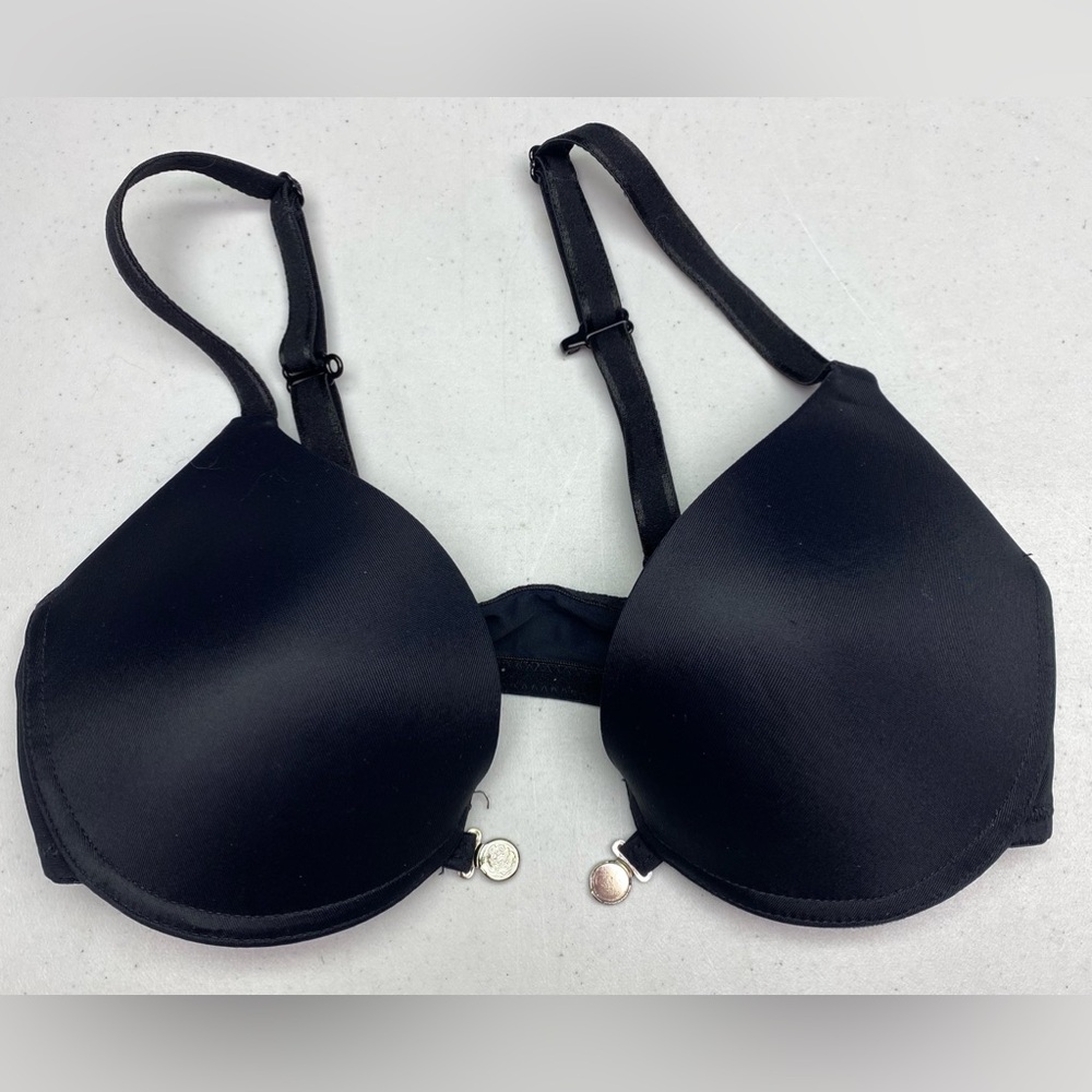 LVR BLK Body Rose Push-up Plunge, 34A *P1071